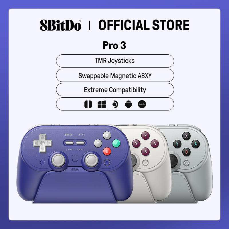 8BitDo Pro 3 Pengontrol Gaming - Turing Pi 2 ulasan dan harga